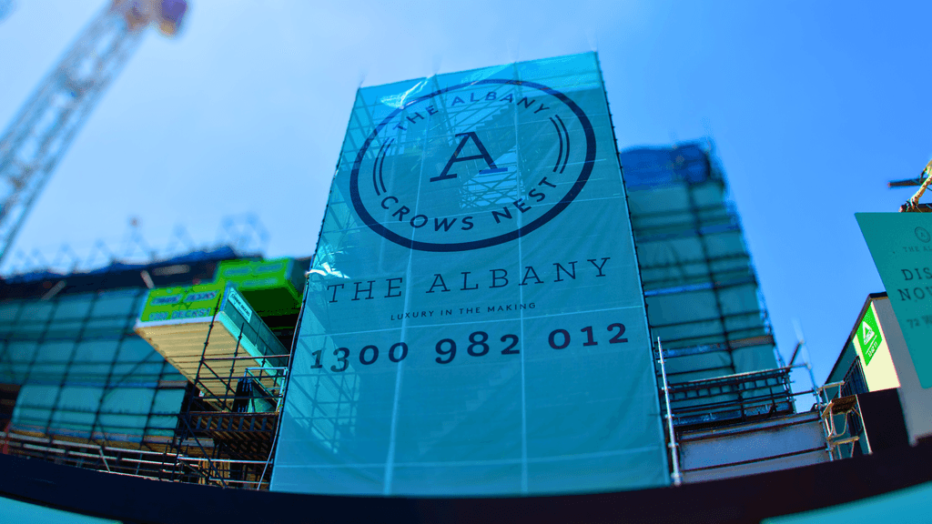 Boston Marketing | FlameX Select Mesh Building Wrap
