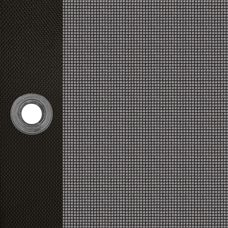 EdgeX Black Banner Mesh Edging on Maxflow Mesh Sample