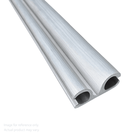 Aluminium Single Channel Sail Track for easy Installation of Scafclad™ containment sheeting and temporary shelters I Milled Finish
