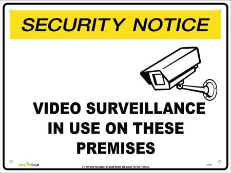 SN Video Surveillance In Use On These Premises