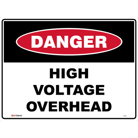 Danger High Voltage Overhead