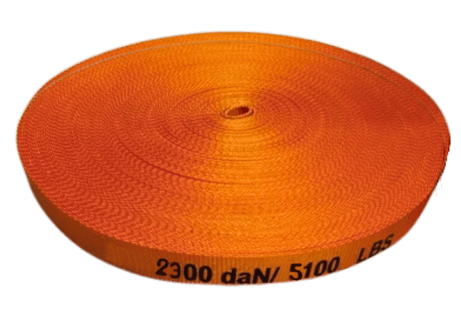 Sitemax | 32mm x 230m Woven Strapping - Orange - 2300kg Breaking Strain