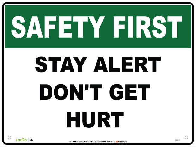 SF Stay Alert Don't Get Hurt