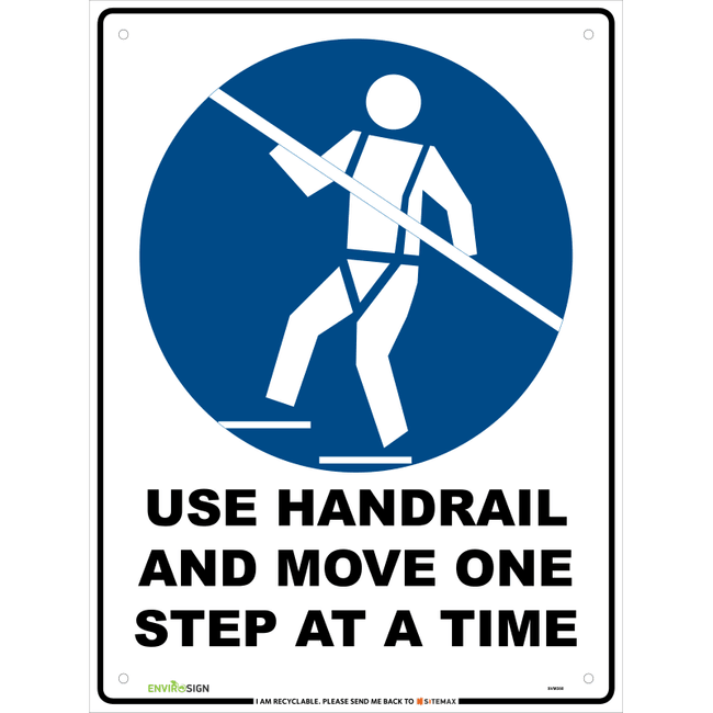 Use Handrail And Move One Step At A Time | Sitemax
