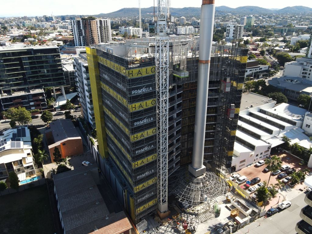 Pradella Group | FlameX Select Mesh Building Wrap