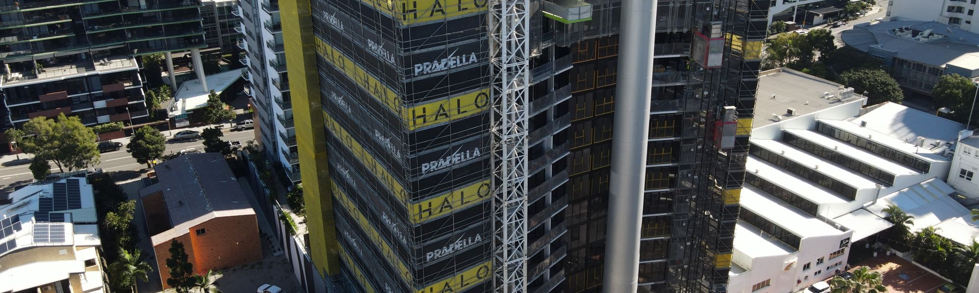 Pradella Group | FlameX Select Mesh Building Wrap