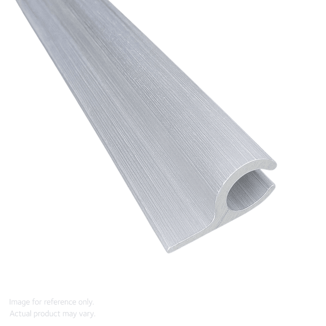 Aluminium Single Channel Sail Track for easy Installation of Scafclad™ containment sheeting and temporary shelters I Milled Finish