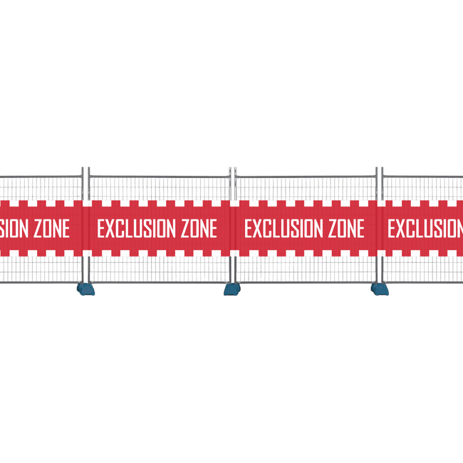 Maxflow Mesh | Exclusion Zone Banner | 0.9m x 50m