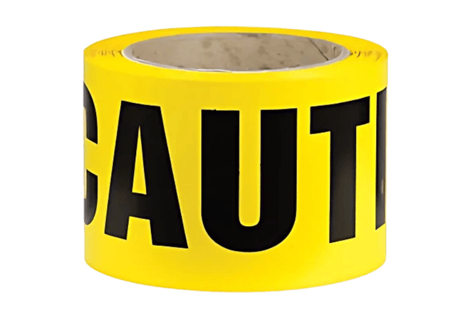 Yellow/Black Caution Tape 50mm x 33m