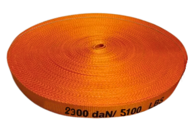 Sitemax | 32mm x 230m Woven Strapping - Orange - 2300kg Breaking Strain