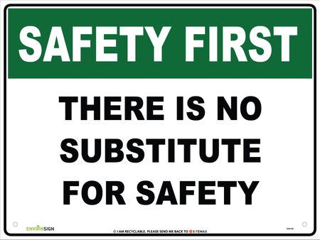 SF There Is No Substitute For Safety