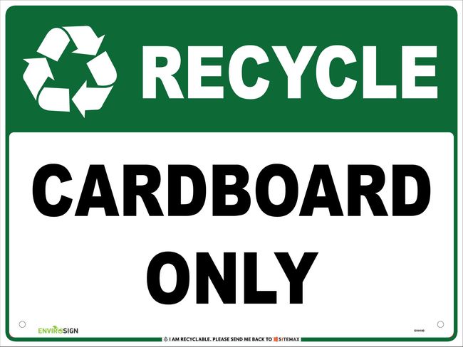 Recycle Cardboard Only