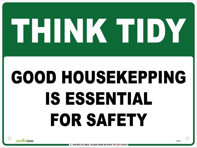 TT Good Housekeeping Is Essential For Safety | Sitemax