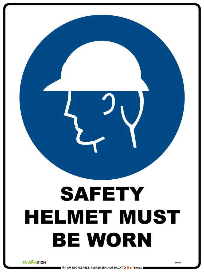 Safety Helmet Must Be Worn