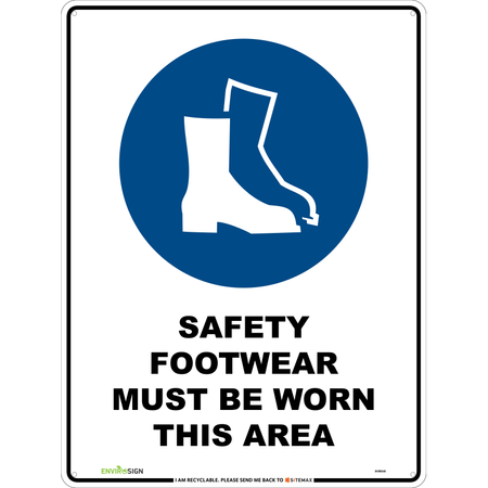 Safety Footwear Must Be Worn In This Area