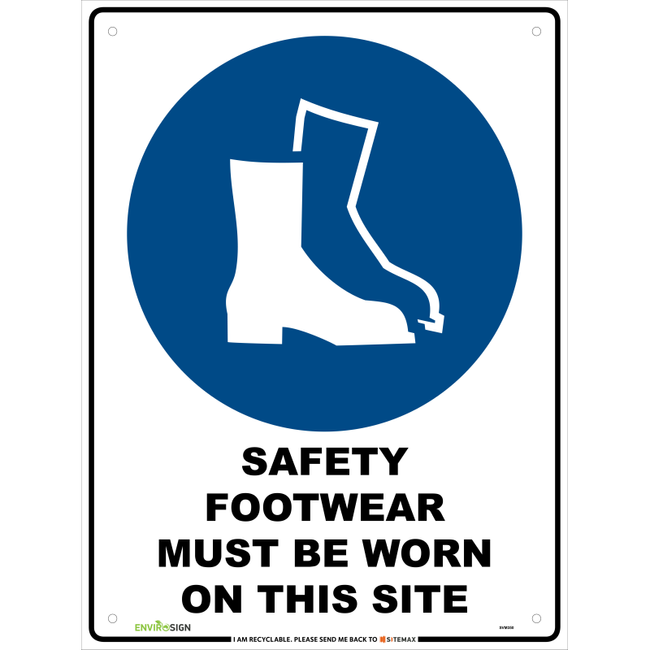 Safety Footwear Must Be Worn On This Site