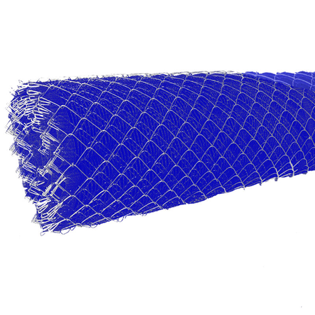 1.8 x 15m Premium Scaffmesh FlameX Quad Net Blue lining