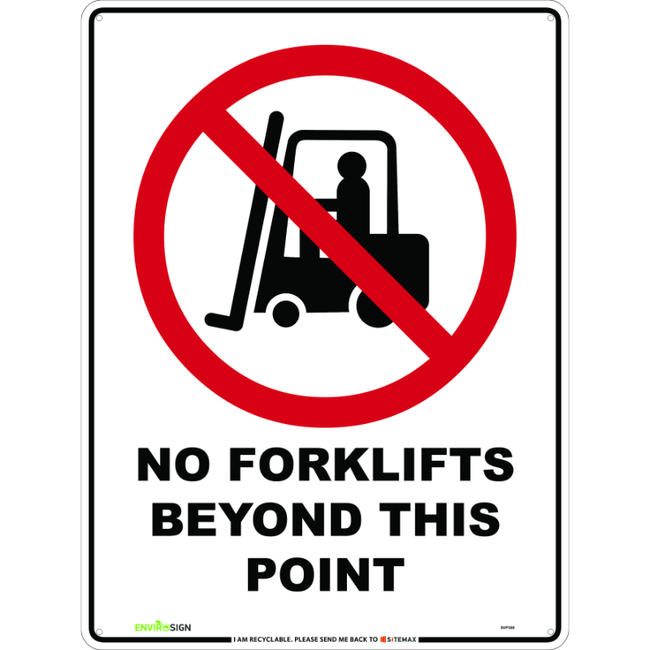 No Forklifts Beyond This Point