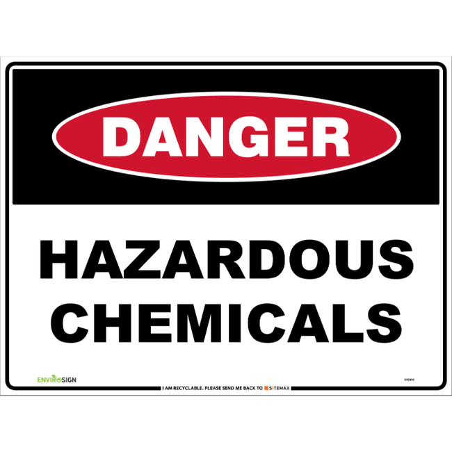 Danger Hazardous Chemicals