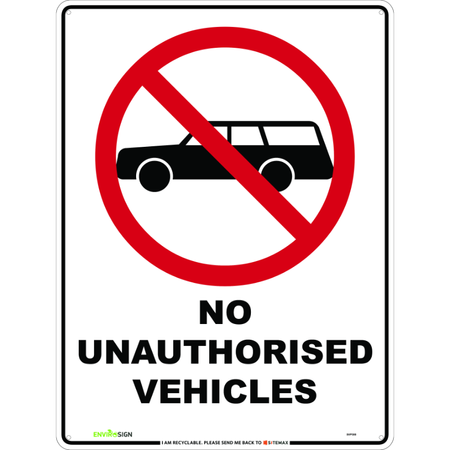 No Unauthorised Vehicles