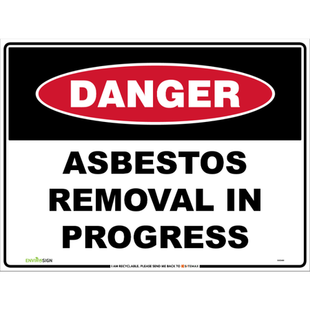 Danger Asbestos Removal In Progress