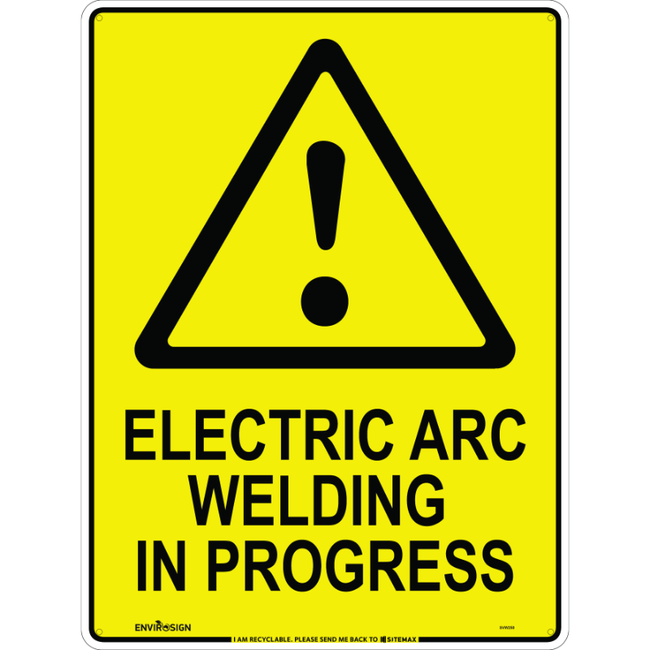 Electric Arc Welding In Progress