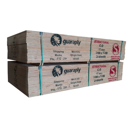 CD Structural Plywood 1200mm x 2400mm 17mm Thick